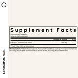 Codeage Liposomal NAC 900mg capsules side view