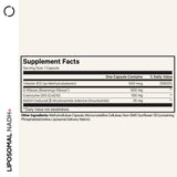 Codeage Liposomal NADH+ Supplement bottle side view