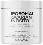 Codeage Liposomal Ovarian Inositol Powder front view with packaging