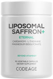 Codeage Liposomal Saffron+ supplement bottle front view