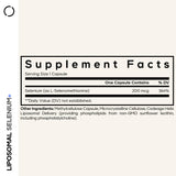 Codeage Liposomal Selenium bottle side view
