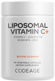 Codeage Liposomal Vitamin C+ 1500mg front view of bottle