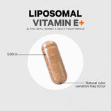 Codeage Liposomal Vitamin E+ bottle with measuring spoon