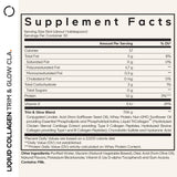 Codeage Liquid Collagen & CLA Supplement 490g chocolate flavour back view