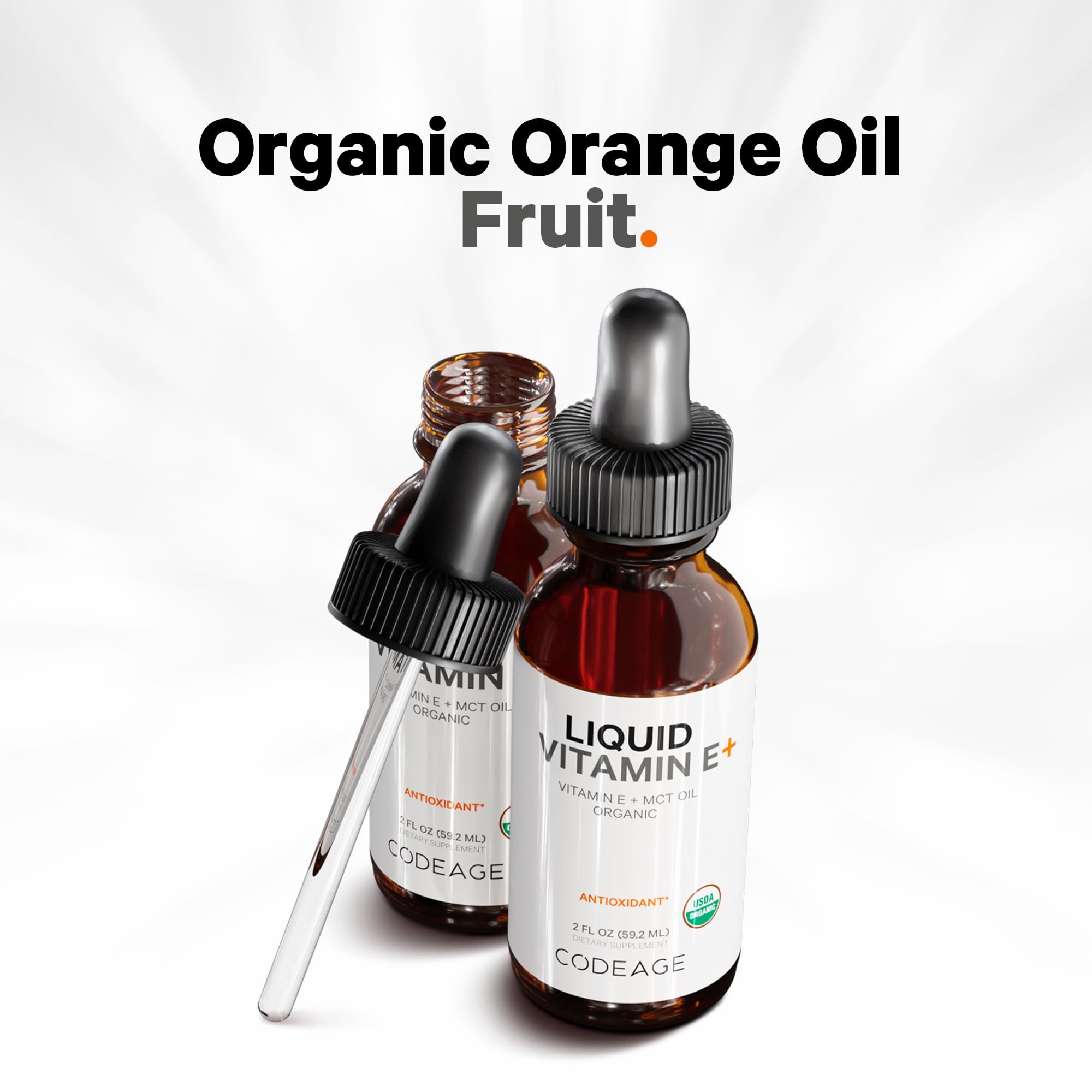 Codeage Liquid Vitamin E Supplement ingredients list