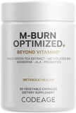 Codeage M-Burn Optimized Supplement bottle front view