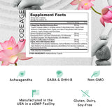 Codeage Meditate Vitamins side view showing supplement facts