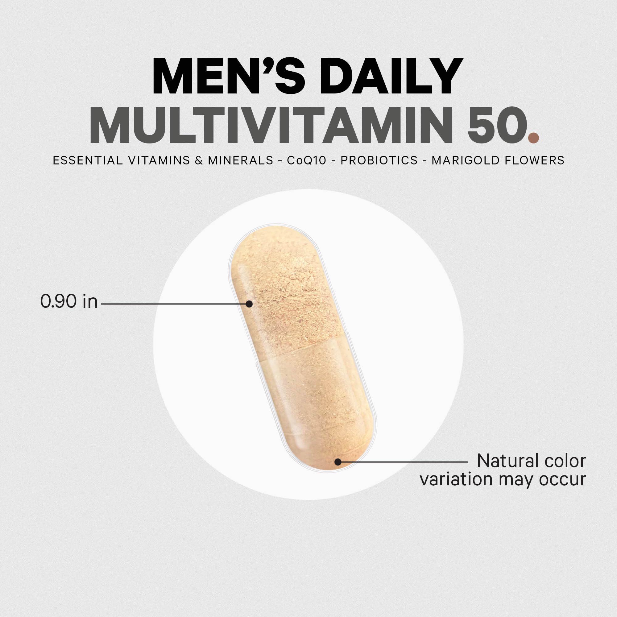 Codeage Men's Multivitamin 50 with a measuring spoon