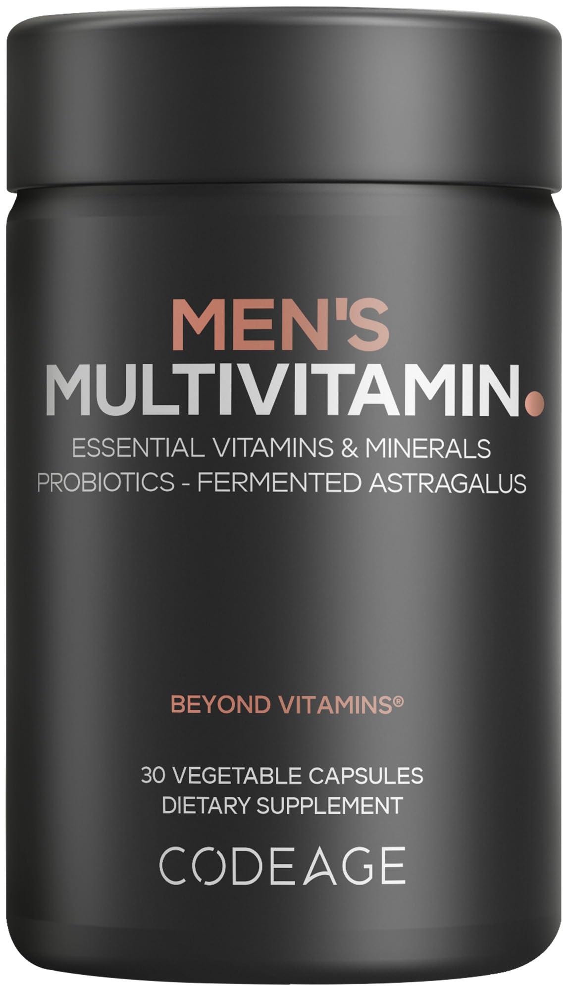 Codeage Men's Multivitamin 50g front view with packaging