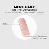 Codeage Men's Multivitamin 50g opened bottle with capsules