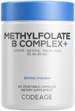 Codeage Methylfolate B Complex capsule bottle front view