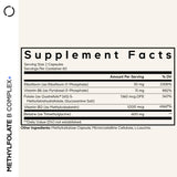 Codeage Methylfolate B Complex capsules on a wooden table