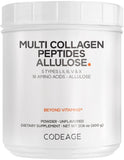 Codeage Multi Collagen Allulose Powder front view with packaging