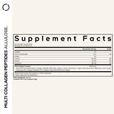 Codeage Multi Collagen Allulose Powder side view showing serving size