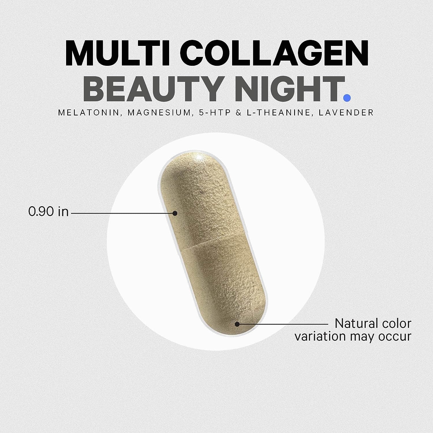 Codeage Multi Collagen Beauty Night Capsules on a table