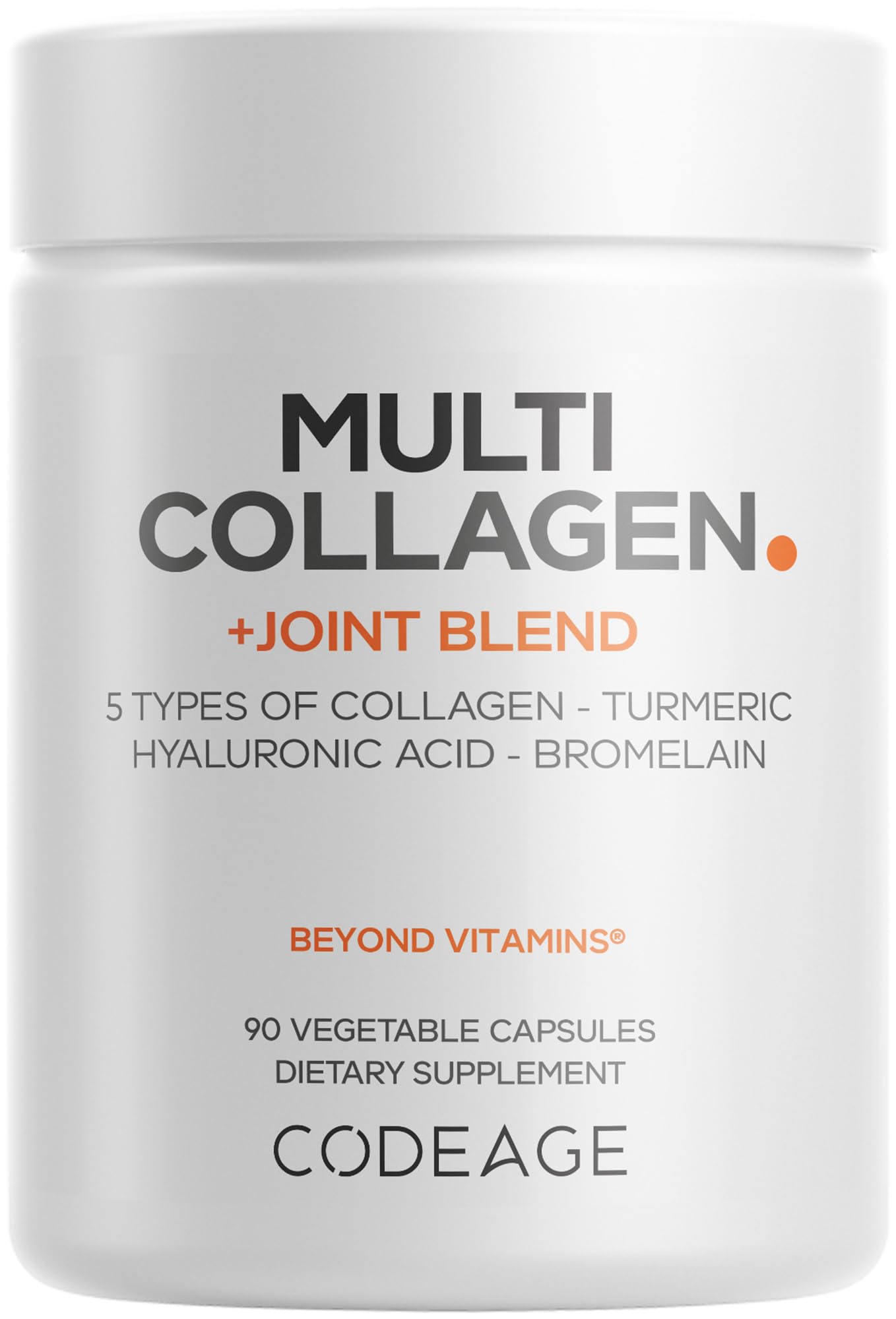 Codeage Multi Collagen Capsules & Joints front view