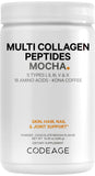 Codeage Multi Collagen Mocha Instant Coffee front view packaging