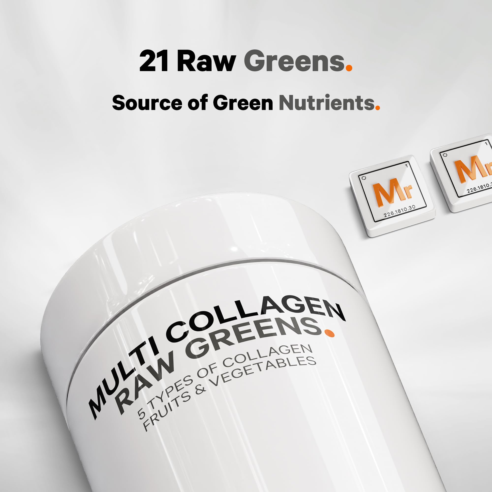 Codeage Multi Collagen Raw Greens 150 Capsules with organic fruits and vegetables