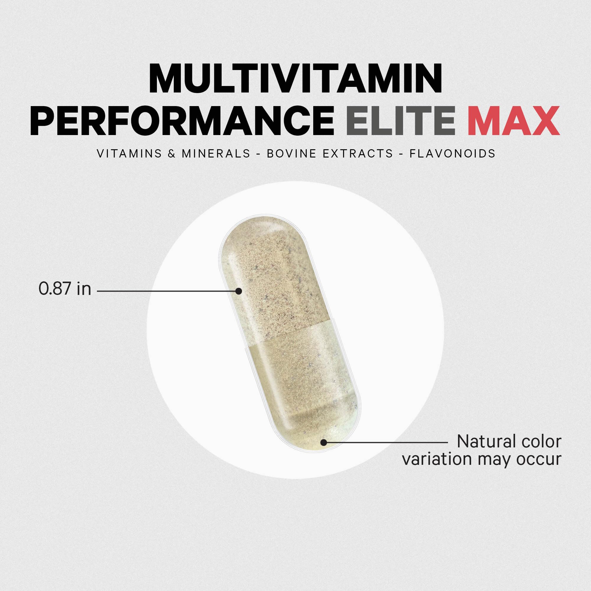 Codeage Multivitamin Performance Elite Max 109g back view