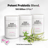 Codeage Raw Women's Probiotic ingredients list on packaging