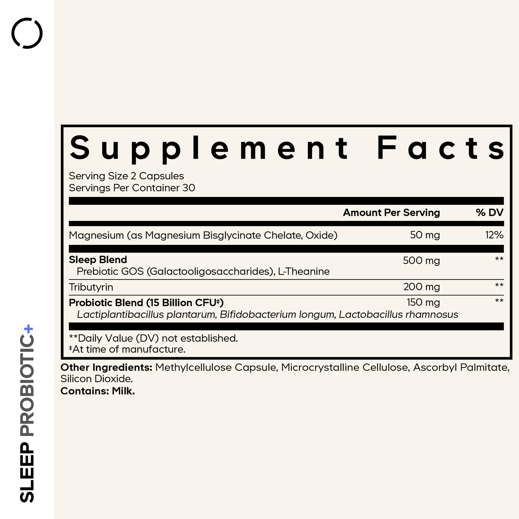 Codeage Sleep Probiotic bottle with capsules