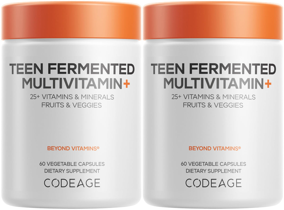 Codeage Teen Multivitamin capsules front view