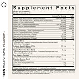 Codeage Teen Multivitamin+ Platinum capsules close-up