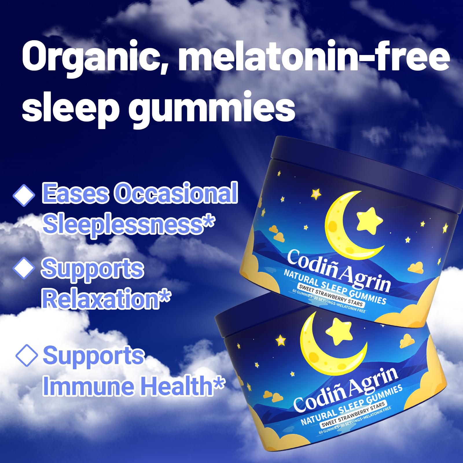 CodinAgrin Let Me Sleep Gummies with a daily wellness bedtime setting