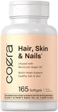 Coera Hair, Skin & Nails Biotin Softgels front view