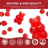 Cofure Magnesium Complex Gummies 800mg lifestyle scene with a glass of water