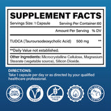 Cofure TUDCA Supplement 500 mg capsules side view