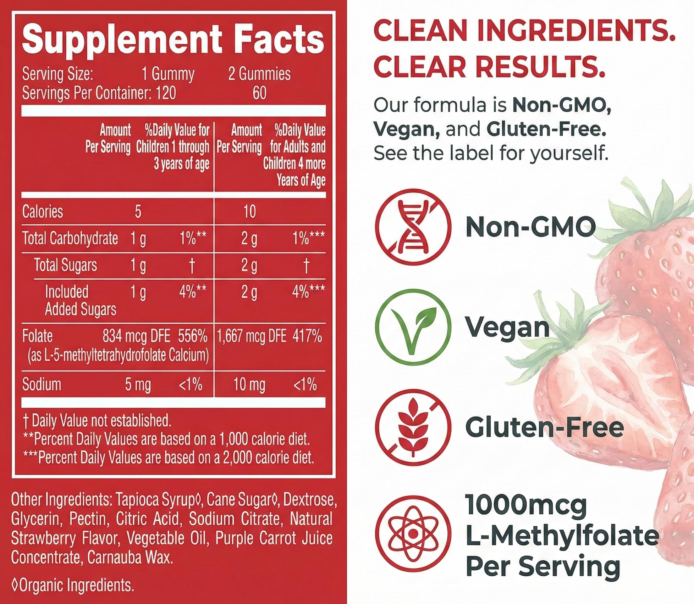 CogniTune Methylfolate Gummies family-friendly packaging