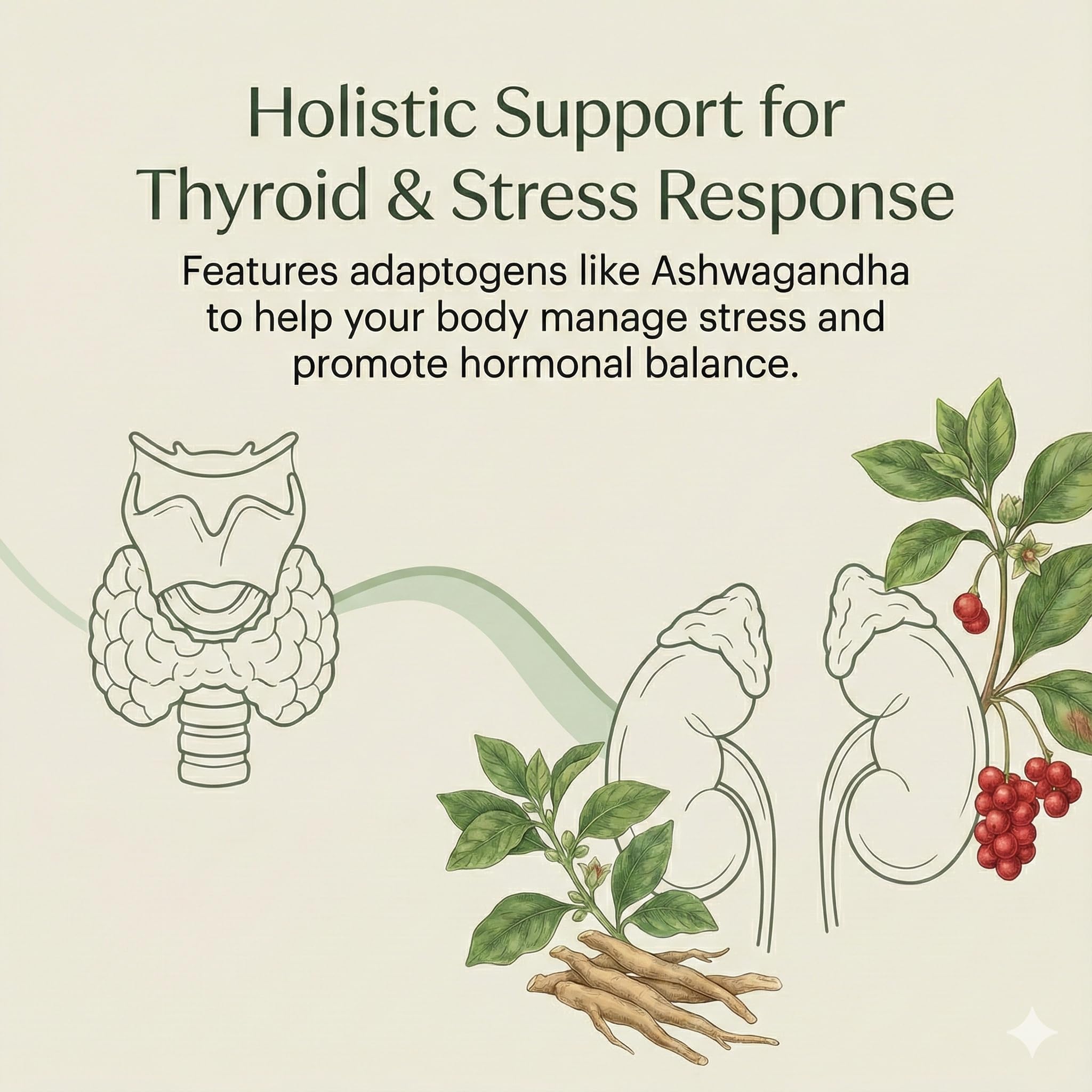 CogniTune Thyroid Support Gummies with a measuring spoon
