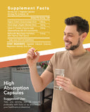 CogniTune Turmeric Curcumin Capsules in a lifestyle setting