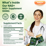 Cohbskj Liposomal NAD+ Supplement Capsules side view