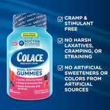 Colace Magnesium Citrate Gummies on a wooden table