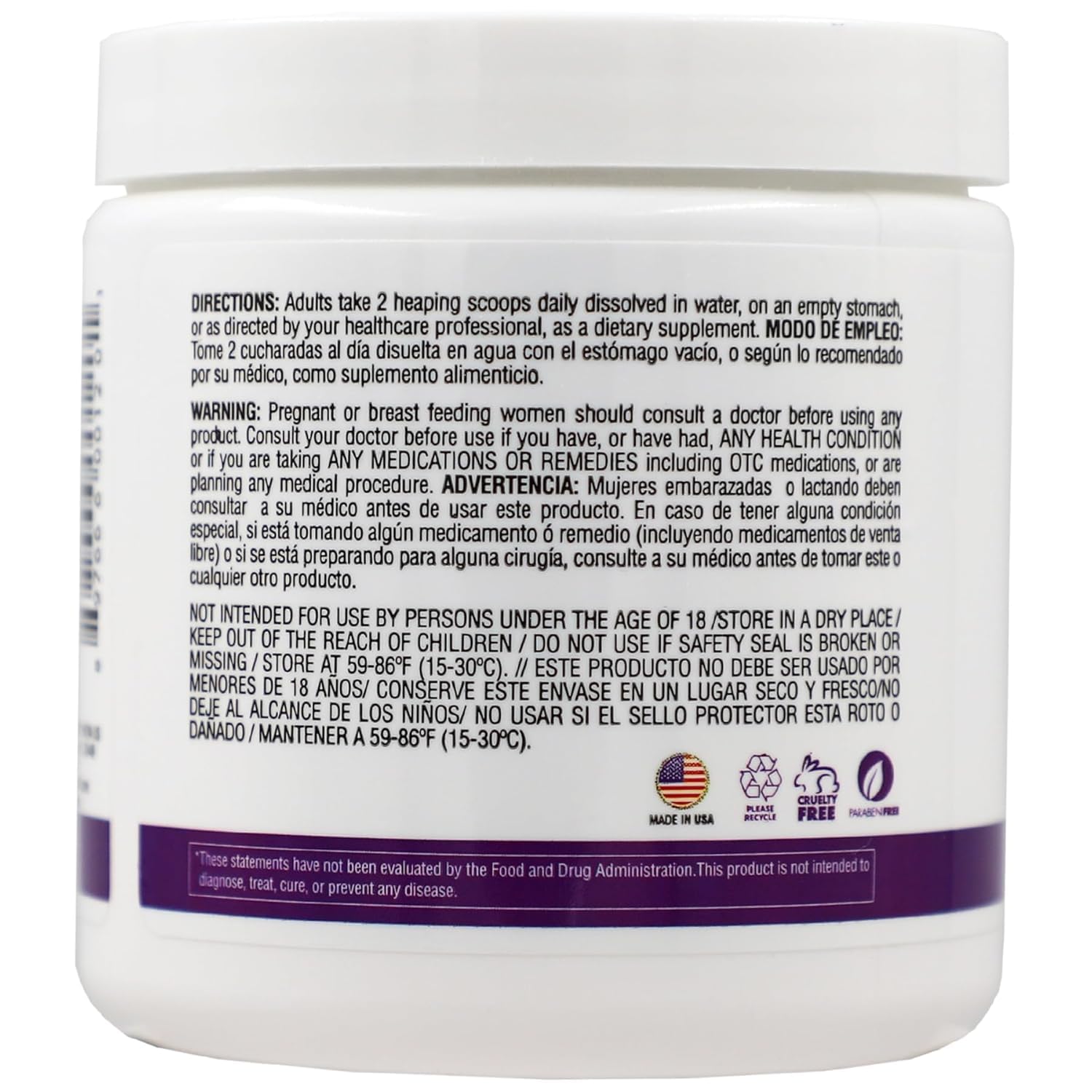 Colageina 10 Collagen Supplement on a wooden table
