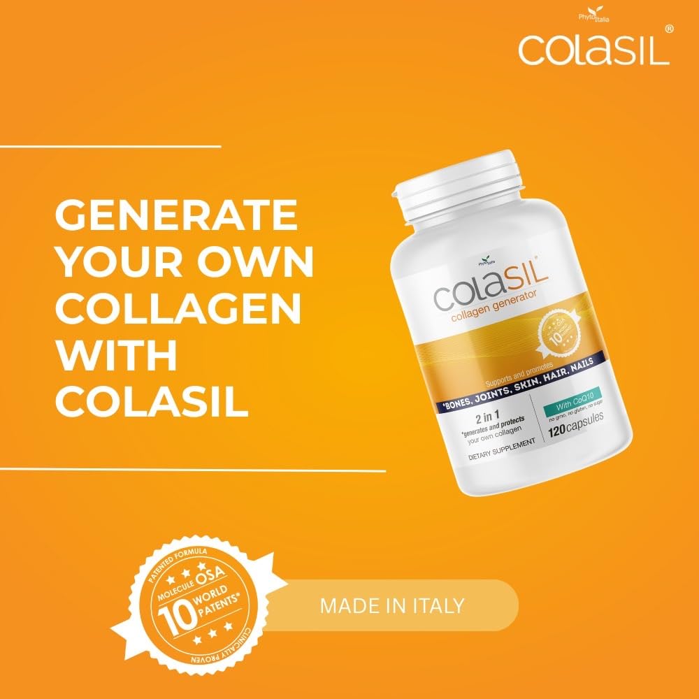 Colasil Collagen Supplement side view with label