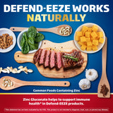 Cold-Eeze DEFEND-EEZE Zinc Lozenges back view with nutritional information