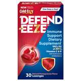 Cold-Eeze DEFEND-EEZE Zinc Lozenges front view with packaging