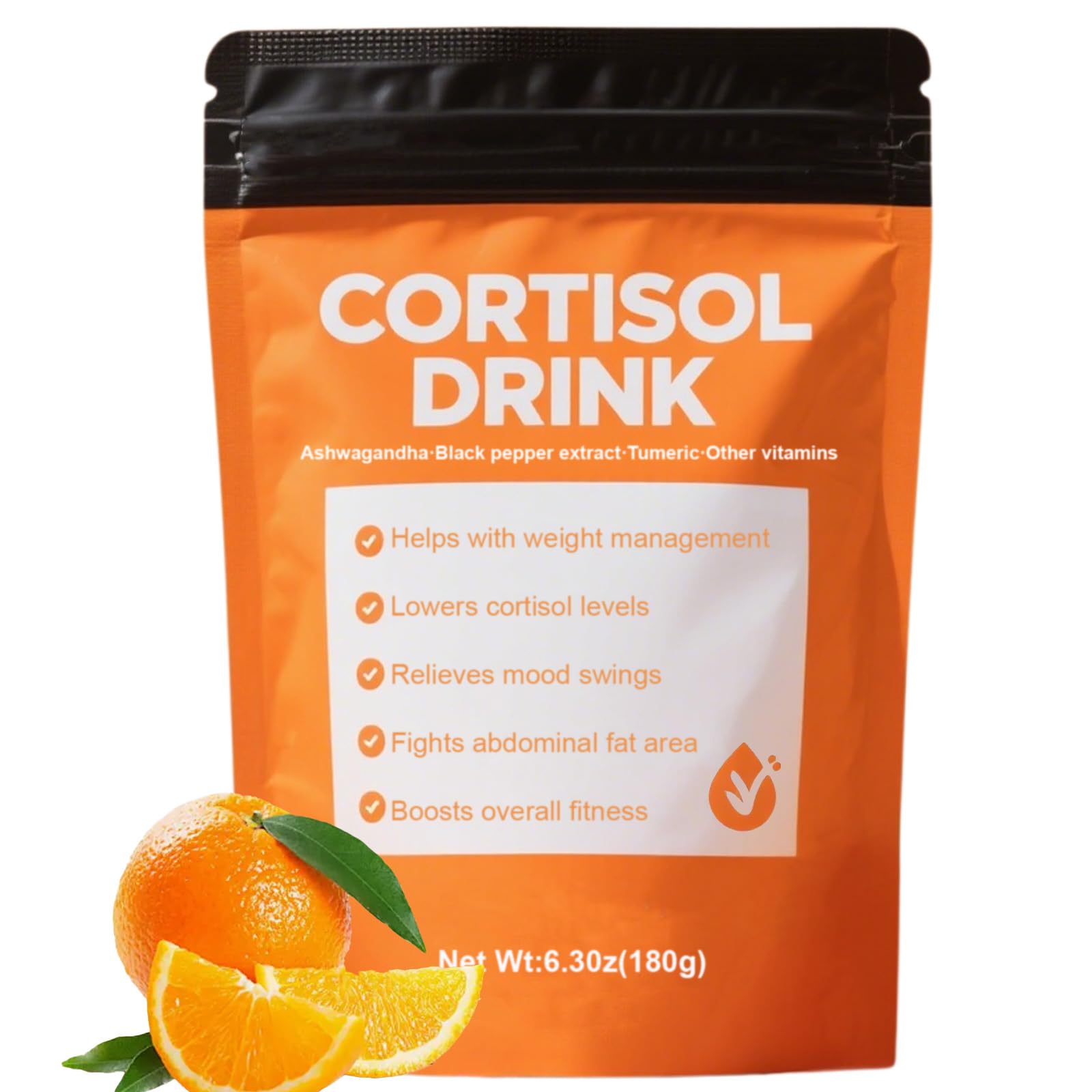 COLEPSW Cortisol Drink Powder 6.3oz front view