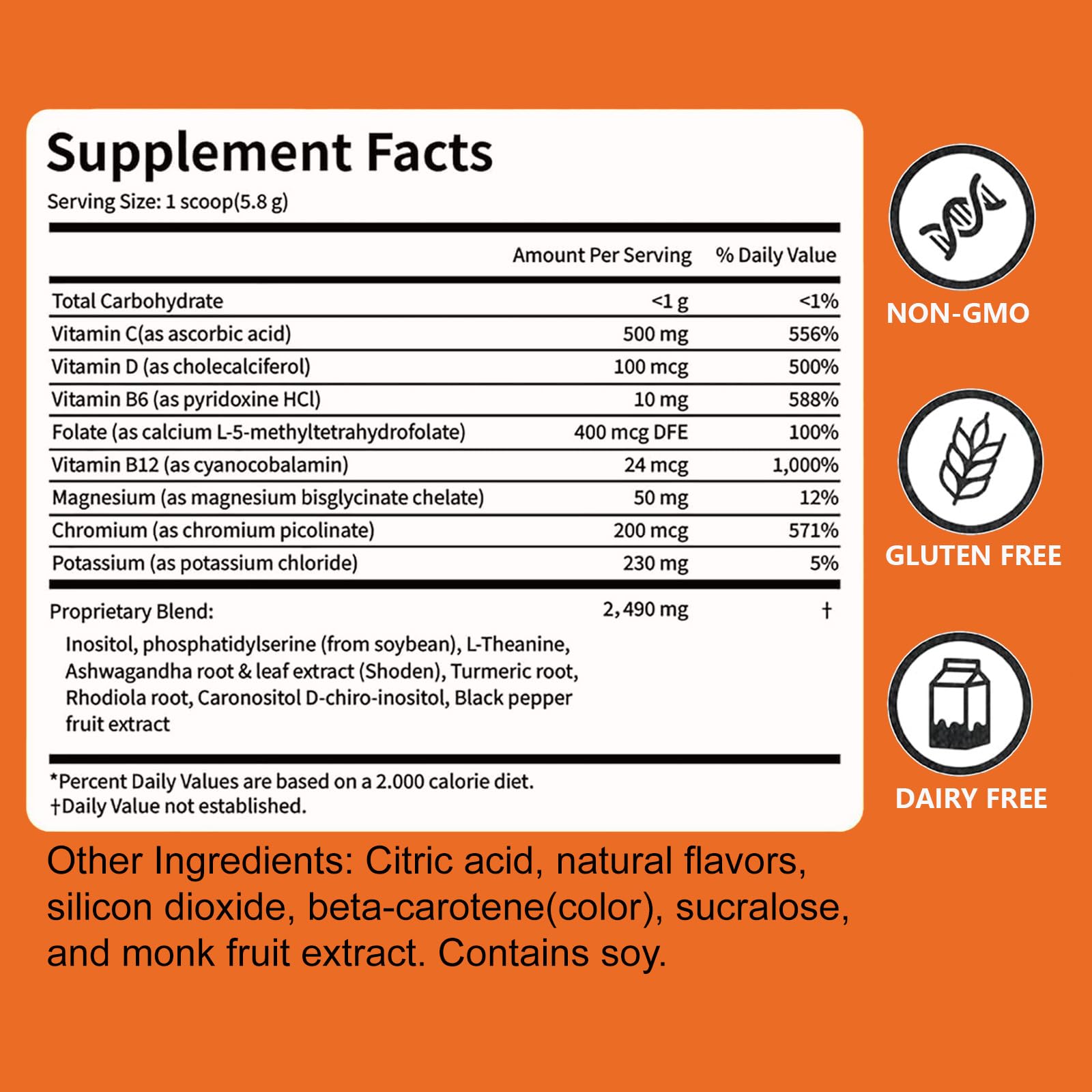 COLEPSW Cortisol Drink Powder on a kitchen counter