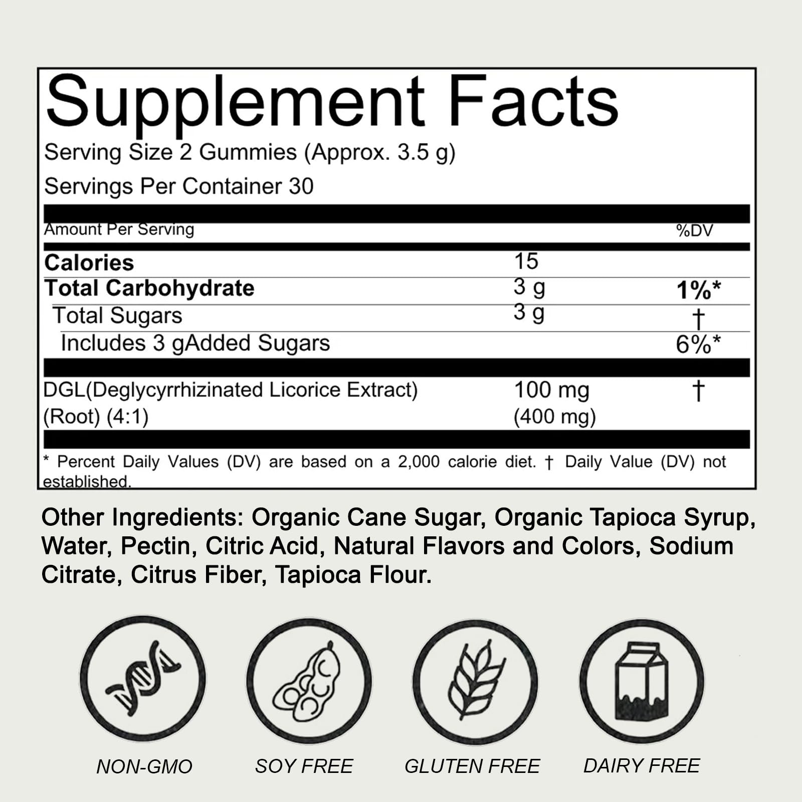 COLEPSW DGL Gummies showing easy-to-open packaging