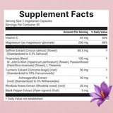 COLEPSW Saffron Supplement packaging with ingredients list
