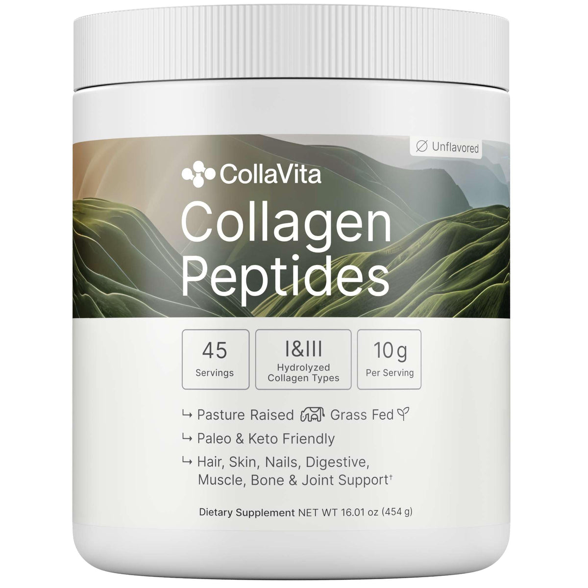 Colla Vita Collagen Powder 454g front view
