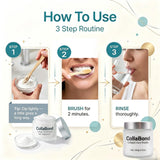 COLLABOND Collagen Tooth Powder with toothbrush