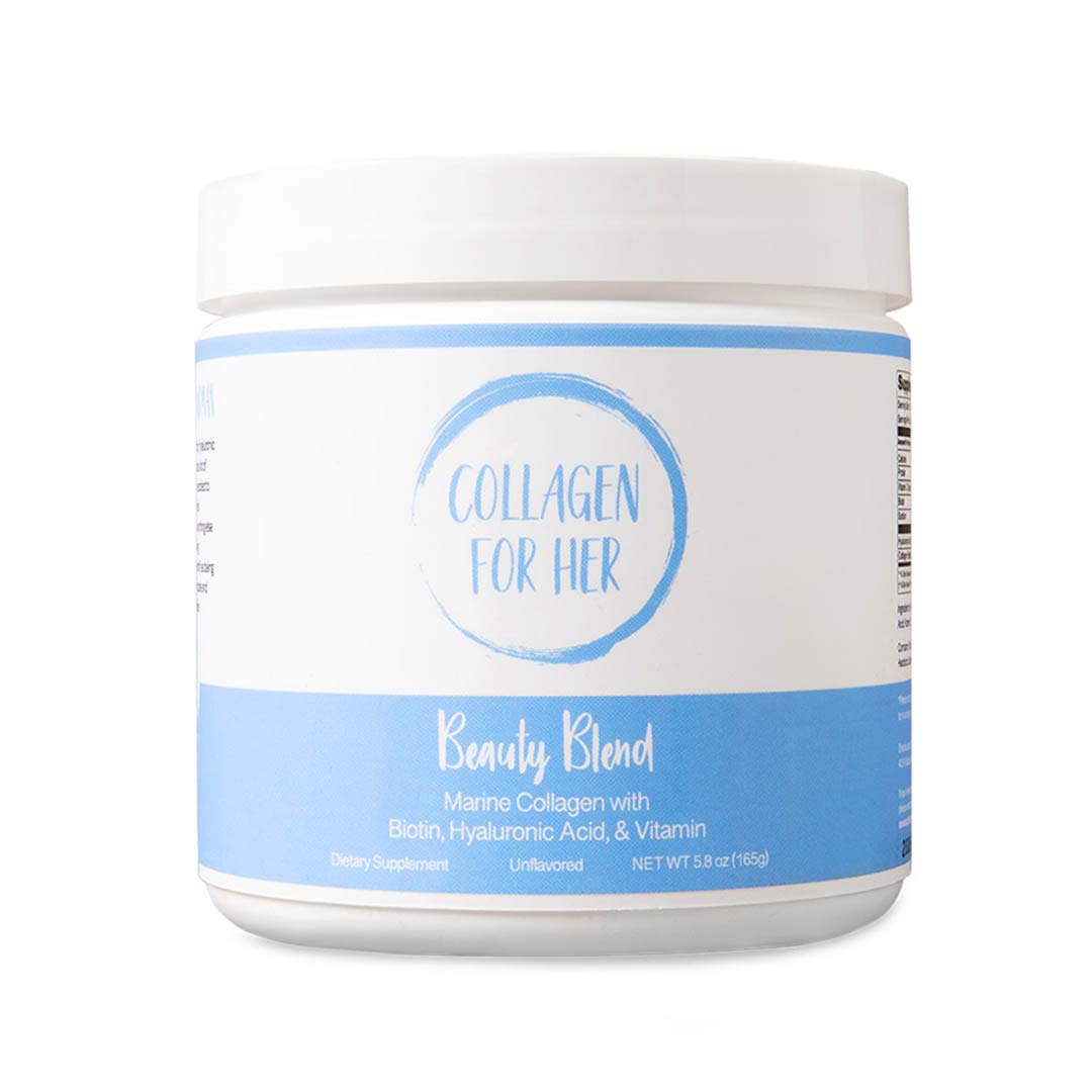 Collagen For Her Marine Collagen Powder with measuring scoop