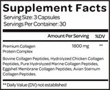 Collagen For Her Multi-Collagen Capsules 100g back view