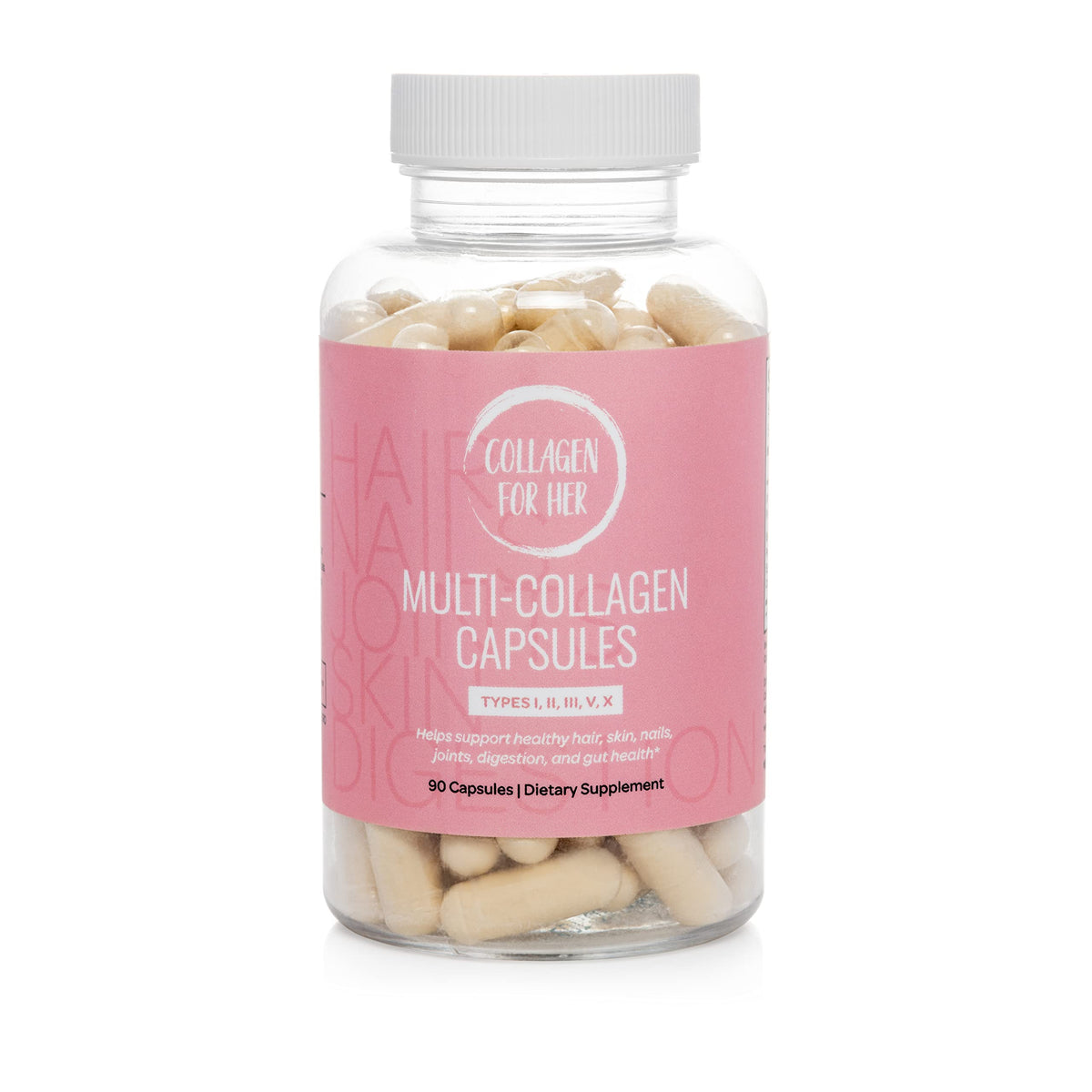 Collagen For Her Multi-Collagen Capsules 100g front view