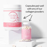 Collagen For Her Multi-Collagen Capsules 100g on a wooden table